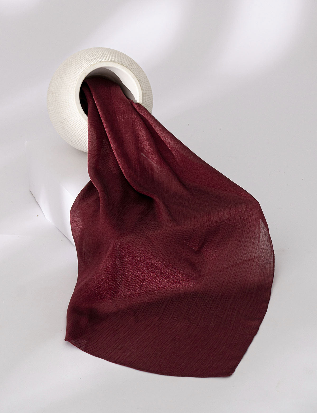 Essential Silk - Dark Maroon